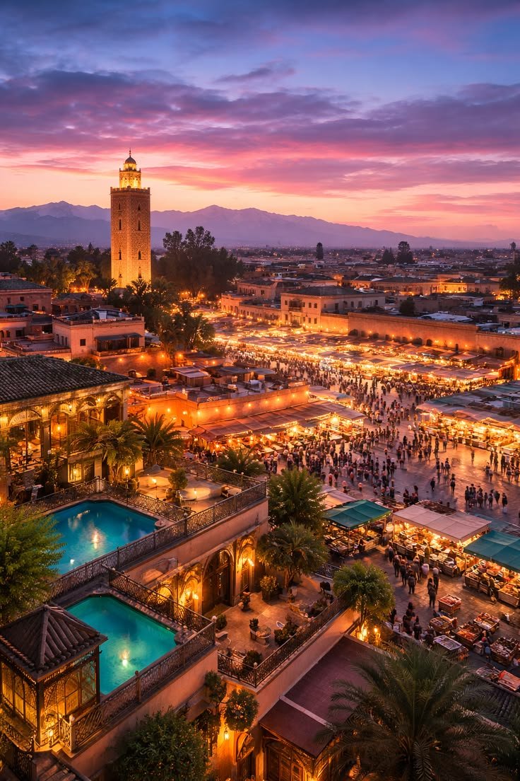 from dubai to marrakech this our business